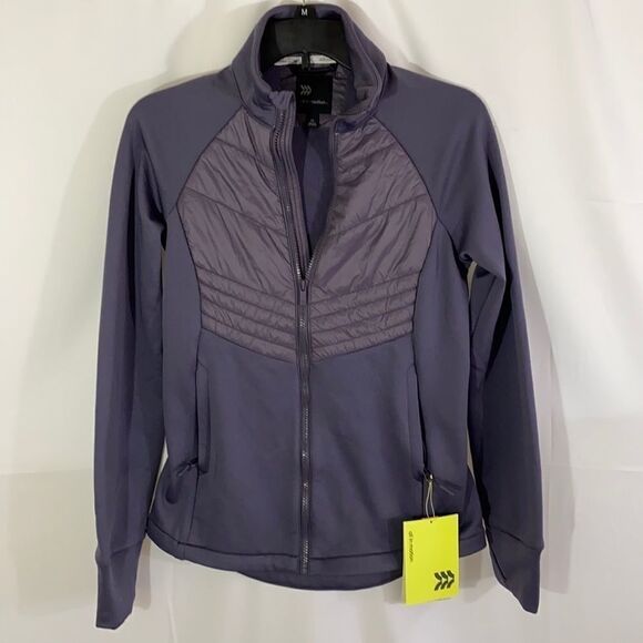 All in motion Hybrid Puffer Jacket Purple - Picture 3 of 6